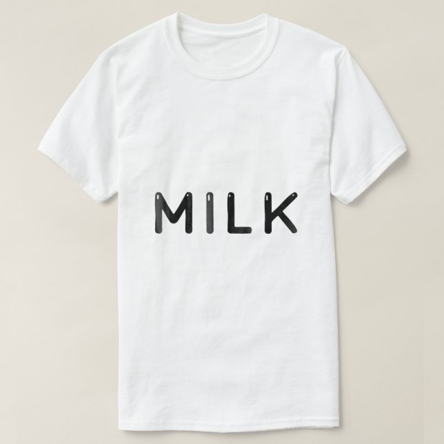 Camiseta Parejas de leche y galletas de Halloween Costume M (Diseño del anverso)