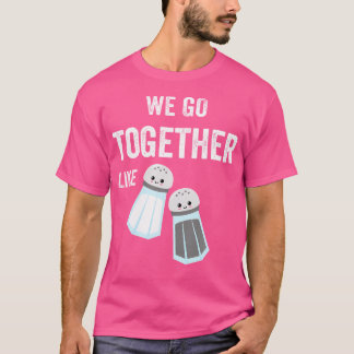Camiseta Parejas De Sal Y Pimienta Que Coinciden Con Las Pj