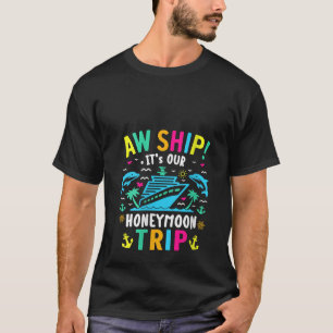 Camiseta Parejas de viaje en luna de miel de las mujeres