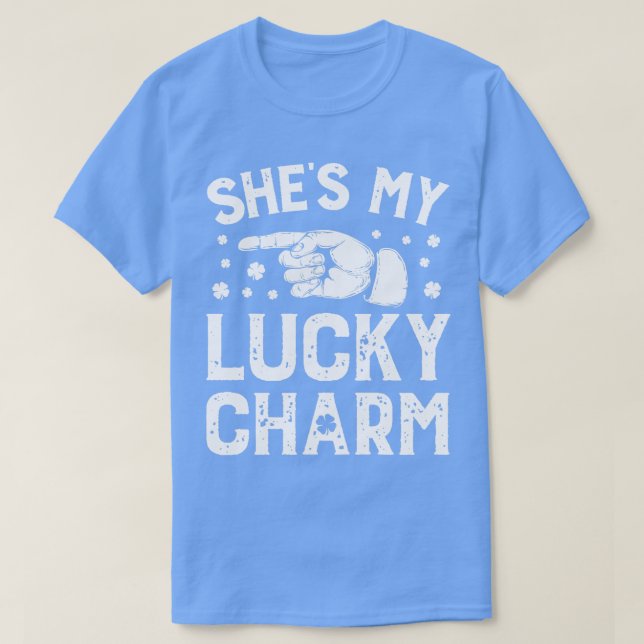 Camiseta Parejas del Día de los Patrocinadores Muestran Mi  (Diseño del anverso)