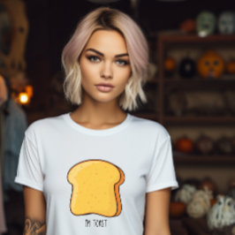 Camiseta Parejas del dúo de desayuno de Halloween me tostan