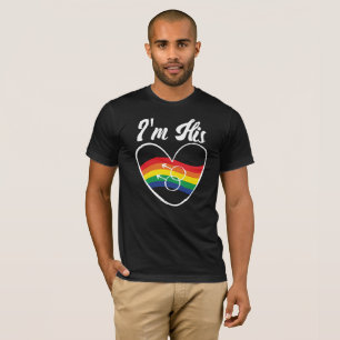 Camiseta Parejas gay coincidiendo con LGBT Soy su orgullo g