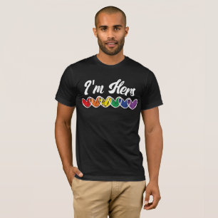 Camiseta Parejas Gays coincidiendo con LGBT Soy su orgullo