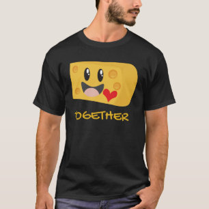 Camiseta Parejas Macaroni y queso mejor juntos Pareja