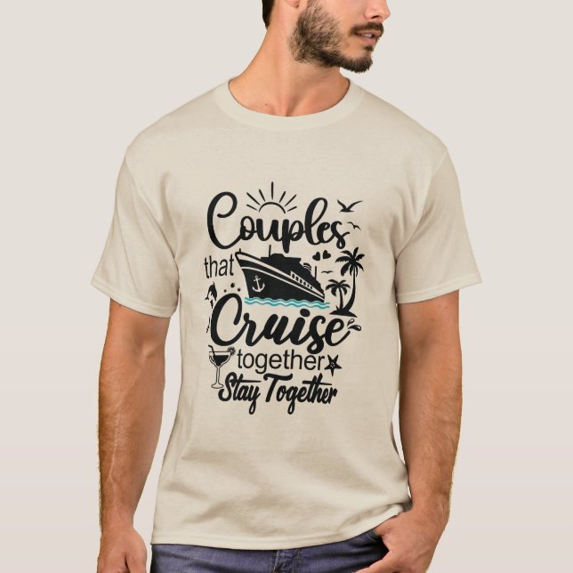 Camiseta Parejas que cruzan juntas se quedan juntas de vaca (Anverso)