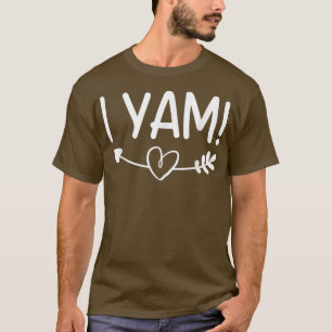 Camiseta Parejas que juegan con el Día de Acción de Gracias