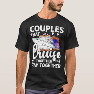Camiseta Parejas que viajan juntas en cruceros entre esposo