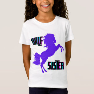 Camiseta Parentesco De Pony Púrpura De Mitad De Hermandad