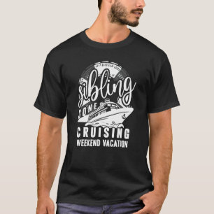 Camiseta Parentesco se fue de crucero para hermano primo Fa