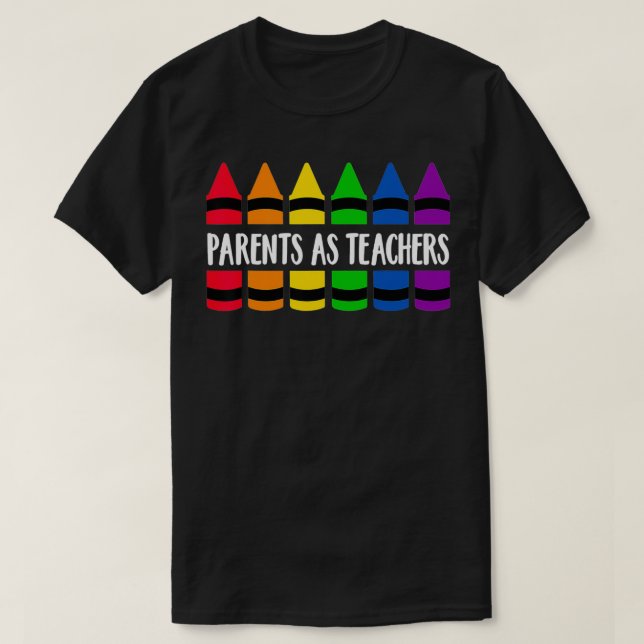 Camiseta Parents As Teacher Crayon  CRAY Teacher  (Diseño del anverso)