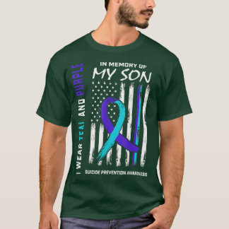 Camiseta Parents In Memory Of Son Suicide Awareness Prevent
