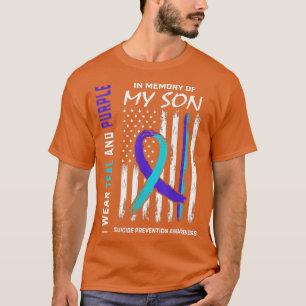 Camiseta Parents In Memory Of Son Suicide Awareness Prevent