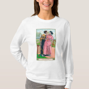 Camiseta Pares con la estafa vieja de GearSame del tenis