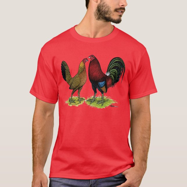 Camiseta Pares de Gamefowl (Anverso)
