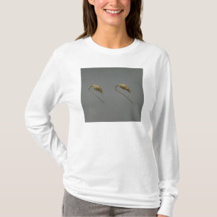 Camiseta Pares de pendientes del oro, dinastía de Liao