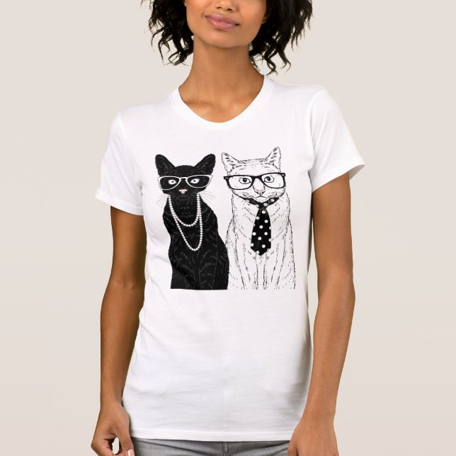 Camiseta Pares del gato (Anverso)