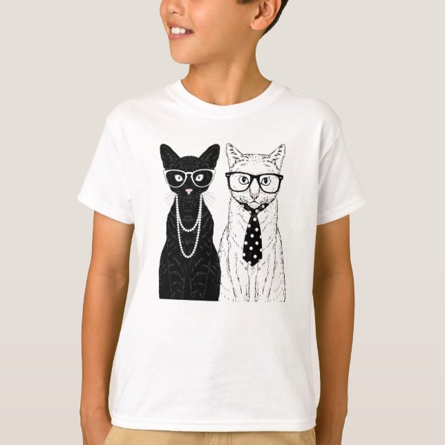 Camiseta Pares del gato (Anverso)