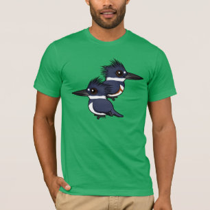 Camiseta Pares del martín pescador ceñido