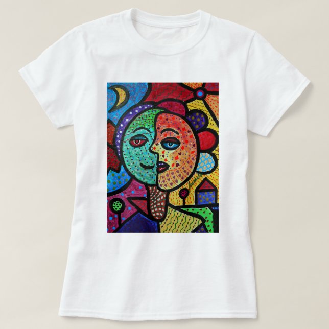 CAMISETA PARES DEL SOL Y DE LA LUNA (Diseño del anverso)