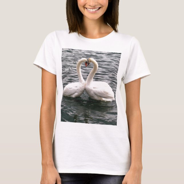 Camiseta Pares hermosos del cisne (Anverso)