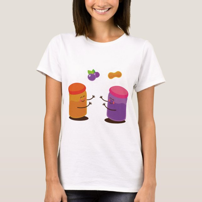 Camiseta Pares PBJ lindo (Anverso)