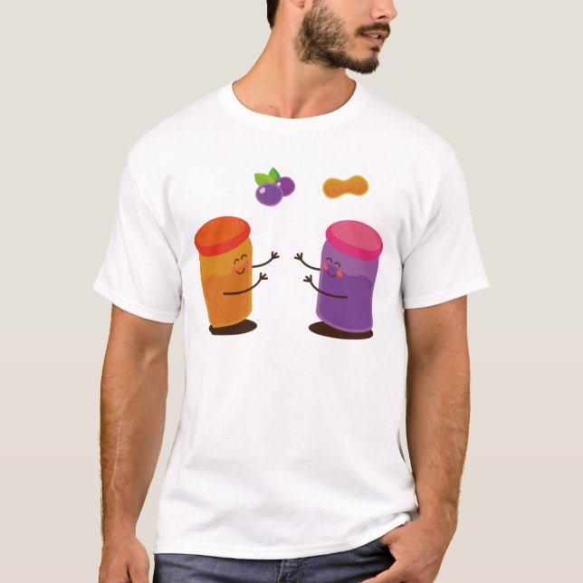 Camiseta Pares PBJ lindo (Anverso)