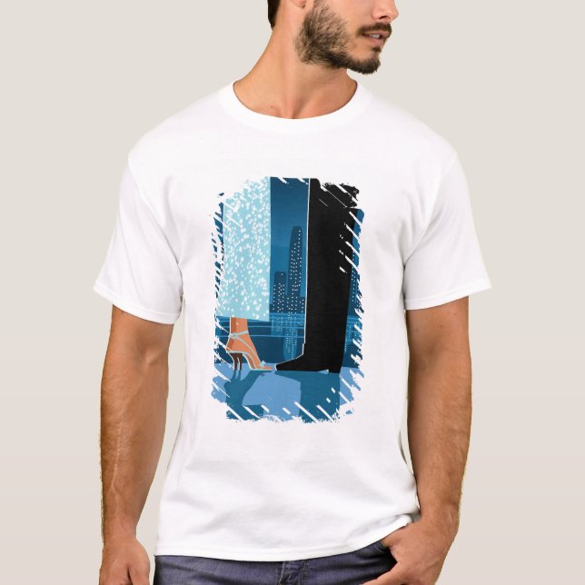 Camiseta Pares románticos en ciudad (Anverso)