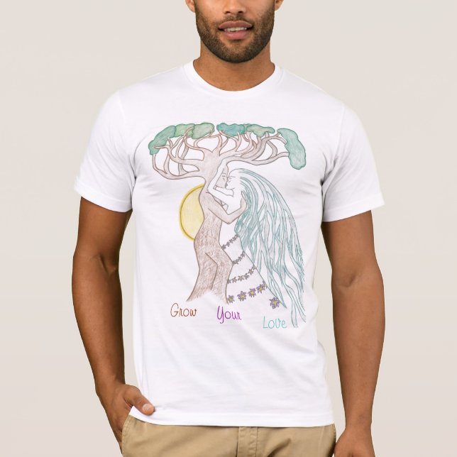 Camiseta Pares Smooching del árbol (Anverso)