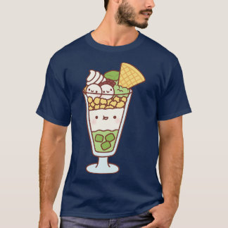 Camiseta Parfait de té verde Matcha de estilo japonés
