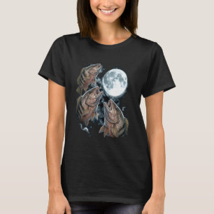 Camiseta Pargo de Manglar Luna Aulladora Pargo Divertido Pe