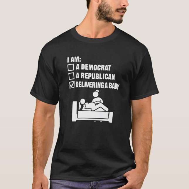 Camiseta Parir un bebé - Asesora de parto de parto Partera (Anverso)