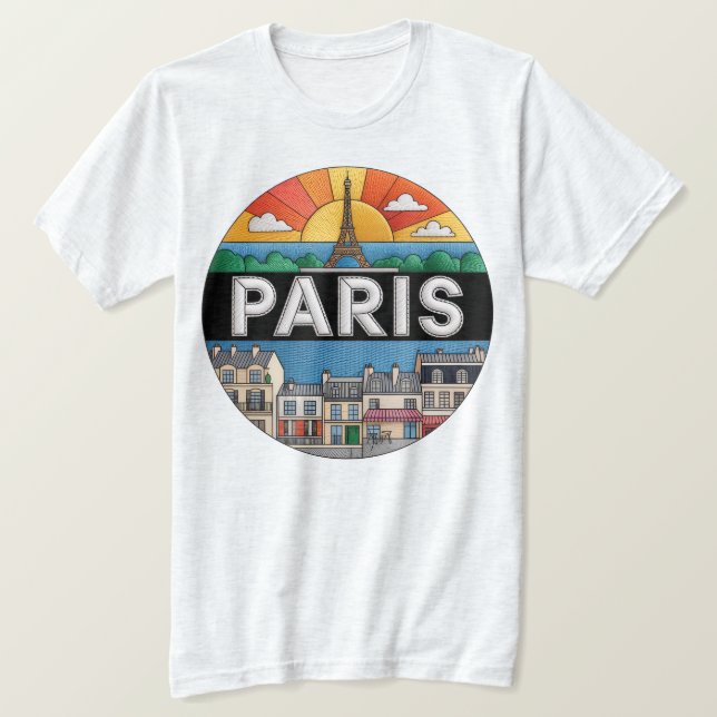 CAMISETA PARÍS (Anverso del diseño)