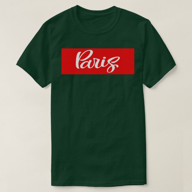 Camiseta París (Diseño del anverso)
