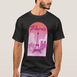 Camiseta Paris Bandera Francesa Torre Eiffel Espacio de rec