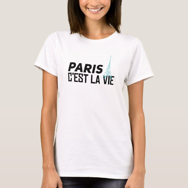 Camiseta París "C'est la vie" (Anverso)