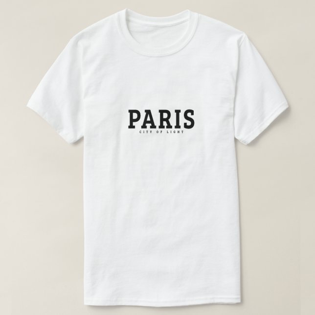 Camiseta París - Ciudad de la luz (Diseño del anverso)