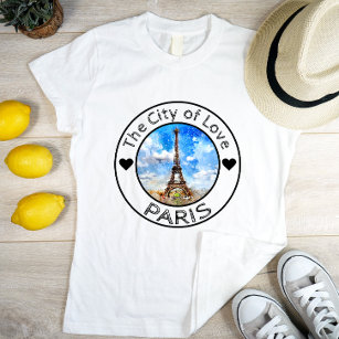 Camiseta París - Ciudad del Amor Watercolor Art