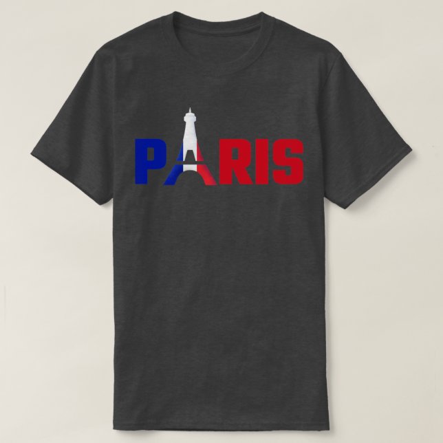Camiseta París con la Torre Eiffel (Diseño del anverso)