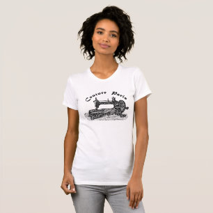 Camiseta Paris Couture - Máquina de coser de época