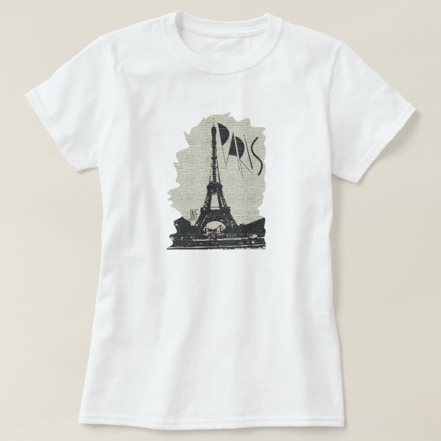 Camiseta paris eifel tower jnf (Diseño del anverso)