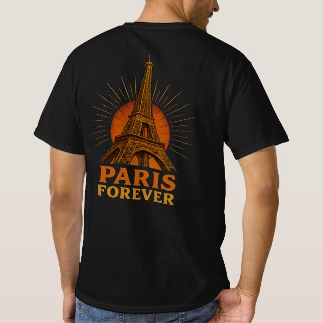 Camiseta Paris – Eiffel Tower (Reverso)