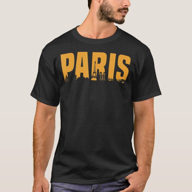 Camiseta Paris Eiffel Tower Francia (Anverso)