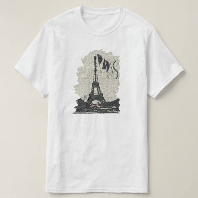 Camiseta paris eiffel tower jnf (Diseño del anverso)