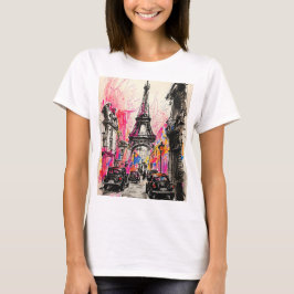 Camiseta Paris, Eiffel Tower Vinatge style Classic T-Shirt 