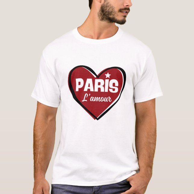 Camiseta París el amor (Anverso)