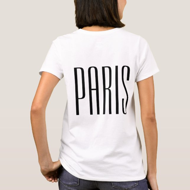 Camiseta Paris France (Reverso)