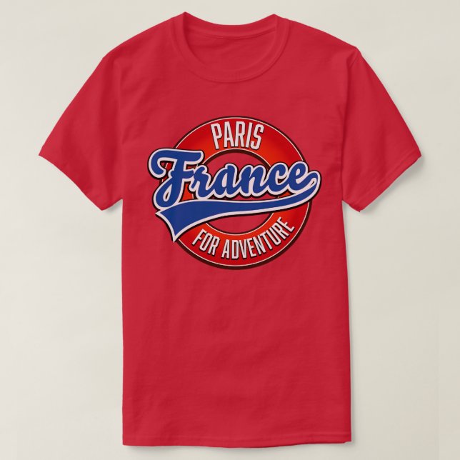 Camiseta Paris France (Diseño del anverso)