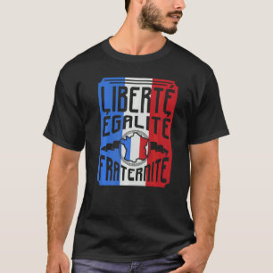 Camiseta París Francés Torre Eiffel Marseille Bonjour Hombr