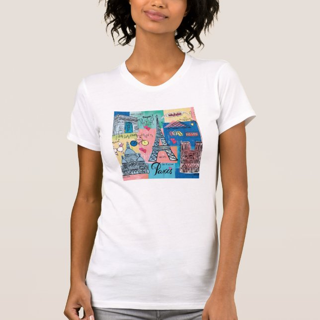 Camiseta  París, Francia (Anverso)