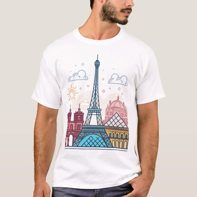 CAMISETA PARÍS, FRANCIA (Anverso)